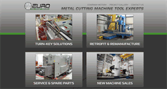 Desktop Screenshot of euromachinery.net